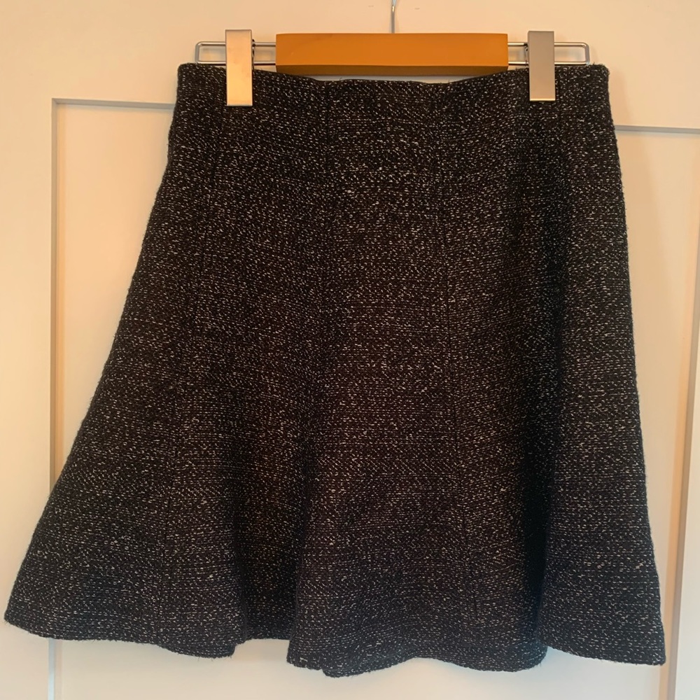 Grey tweed skirt